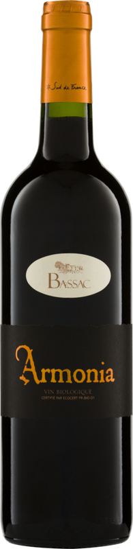 Bottle of Armonia Rouge VdPays from Domaine Bassac