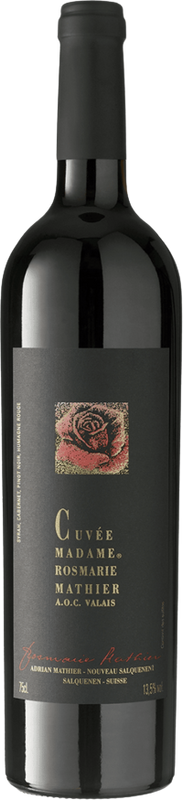Bottle of Cuvee Madame Rosmarie rouge AOC from Adrian Mathier