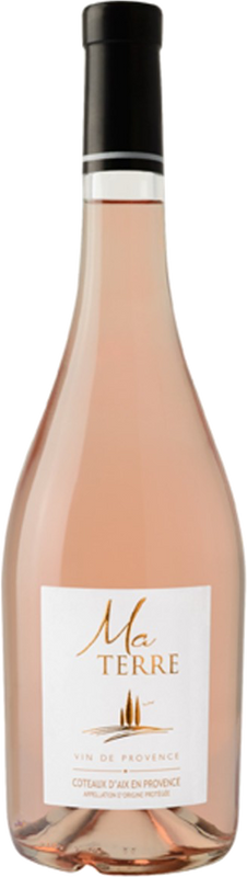 Bottiglia di Ma Terre Rosé AOP Coteaux d'Aix-en-Provence di Les Vignerons du Roy René