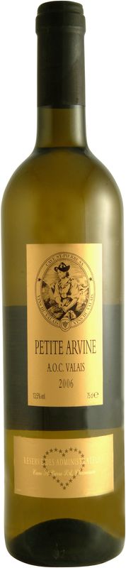 Bottle of Petite Arvine AOC Reserve des Administrateurs from Saint-Pierre