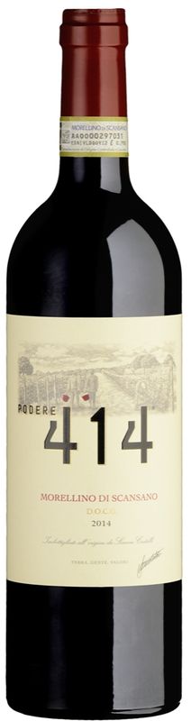 Flasche Morellino di Scansano DOCG von Podere 414