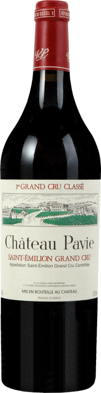 Bottiglia di Chateau Pavie 1er Grand Cru St. Emilion MC di Château Pavie