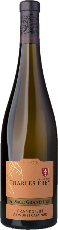 Bouteille de Gewürztraminer Frankstein Grand Cru Alsace AC de Charles Frey