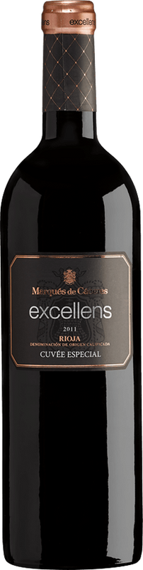 Flasche Rioja DOCa Excellens Crianza Tinto Cuvée Especial von Marqués de Cáceres