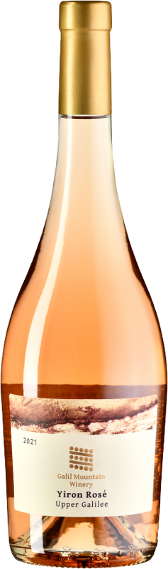 Bottle of GALIL Yiron Rosé from Galil Mountain Winery