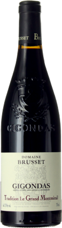 Bottle of Gigondas AOC Tradition Le Grand Montmirail from Domaine Brusset