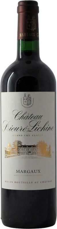 Bouteille de Chateau Prieure Lichine 4eme Grand Cru Classe Margaux AOC de Château Prieuré-Lichine