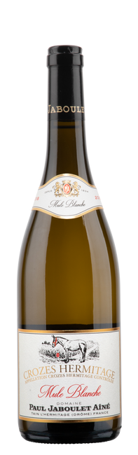 Image of Paul Jaboulet Aîné Crozes Hermitage AC La Mule Blanche - 75cl - Côtes du Rhône, Frankreich bei Flaschenpost.ch