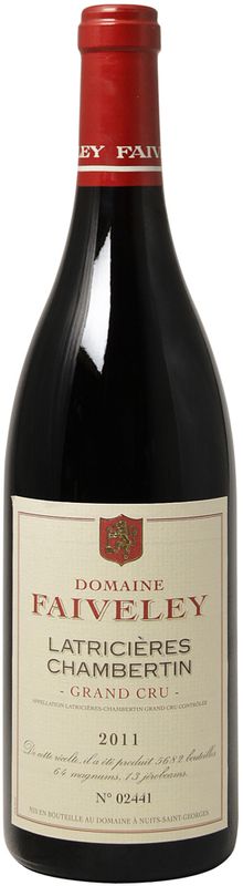 Bottle of Latricieres-Chambertin AC Grand Cru from Faiveley