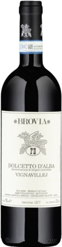 Bottle of Dolcetto D'Alba DOC Vignavillej from Brovia