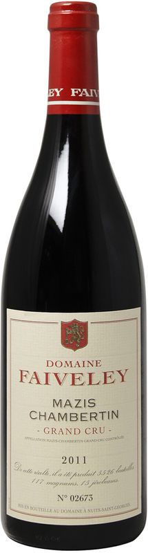 Bouteille de Mazis-Chambertin AC Grand Cru de Faiveley