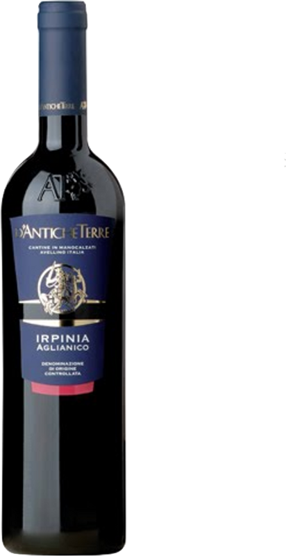 Bottiglia di Aglianico Irpinia Rosso DOC di D'Antiche Terre