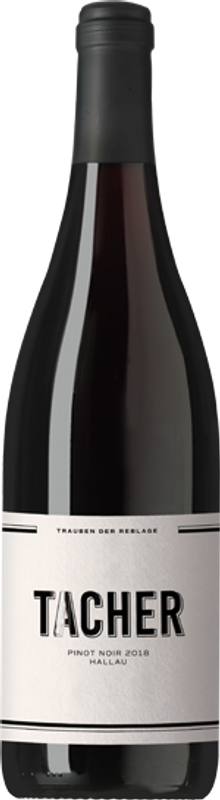 Bottiglia di Strada Hallauer Pinot Noir Tacher AOC Schaffhausen di Rimuss & Strada Wein AG