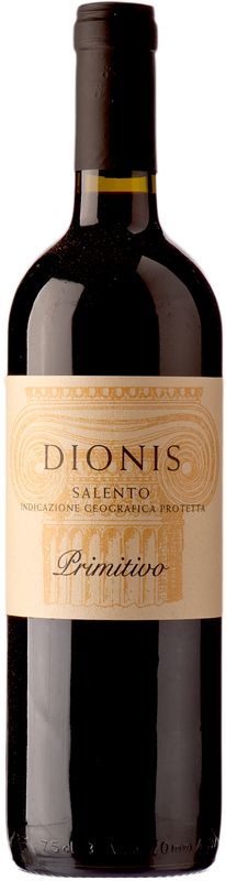 Flasche Primitivo Salento Dionis von Cantine Due Palme Cellino San Marco