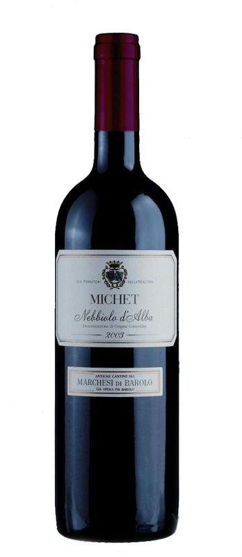 Bottiglia di Nebbiolo d'Alba DOC Michet di Marchesi di Barolo