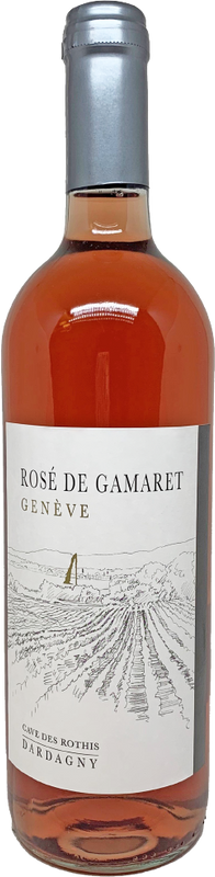 Bottiglia di Rose Gamaret Cave des Rothis Dardagny AOC di Domaine Des Rothis