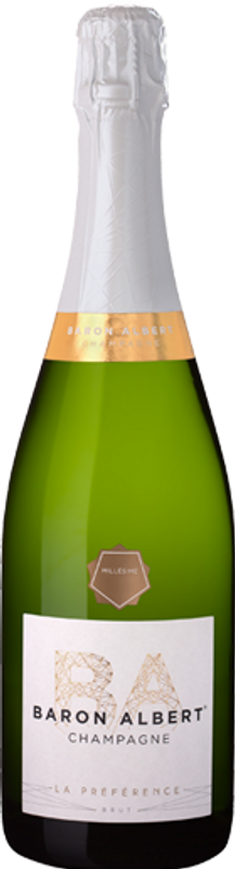 Flasche La Preference millesime Brut von Baron Albert