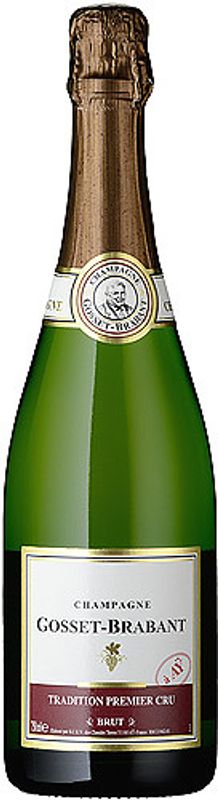 Flasche Champagne Tradition 1er Cru Brut von Gosset Brabant