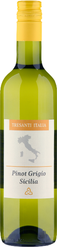 Flasche Tresanti Pinot Grigio Sicilia IGP von Barisi