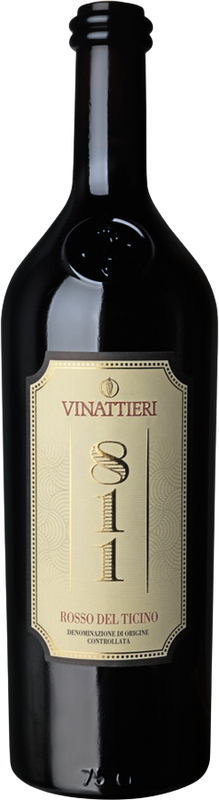 Bottle of 811 Rosso del Ticino DOC from Vinattieri