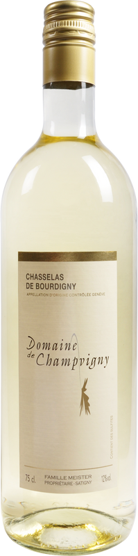 Bouteille de Domaine de Champvigny Bourdigny Chasselas de Hammel SA