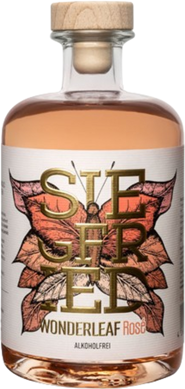 Bottiglia di Siegfried Wonderleaf Rosé alkoholfreie Spirituose di Siegfried