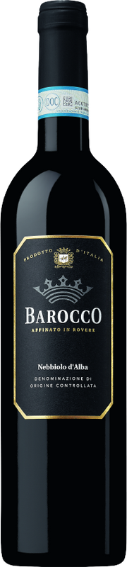 Bottle of Barocco Nebbiolo from Barocco