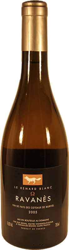Bottiglia di Omega Le Renard Blanc VDP di Domaine de Ravanès