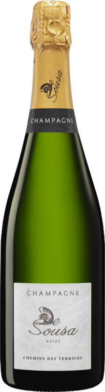 Bouteille de Champagne Chemins des terroirs BIO de De Sousa