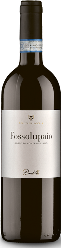 Flasche Fossolupaio Rosso di Montepulciano DOC von Bindella / Tenuta Vallocaia