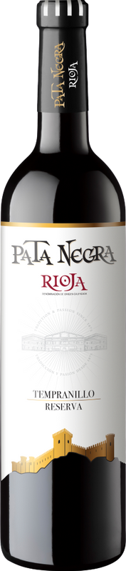 Bottiglia di Pata Negra Reserva Rioja DOCa di Garcia Carrion