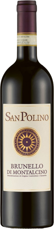 Bottle of Brunello di Montalcino from San Polino