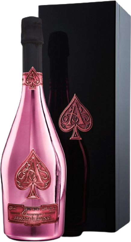 Bottiglia di Ace of Spades Champagne Brut Rosé di Armand de Brignac