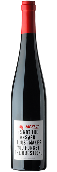 Image of Emil Bauer & Söhne Merlot «The Answer» - 75cl - Rheintal, Deutschland bei Flaschenpost.ch