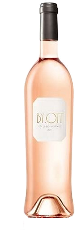 Bottle of BY.OTT Rosé Côtes de Provence AOC from Domaines Ott
