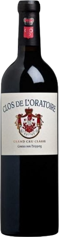 Bottiglia di Clos de L'Oratoire Cru Classé St-Emilion AOC di Clos de L'Oratoire