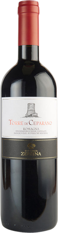 Bottle of Torre di Ceparano Romagna Sangiovese Superiore Riserva DOC from Fattoria Zerbina