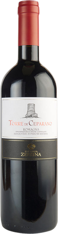 Flasche Torre di Ceparano Romagna Sangiovese Superiore Riserva DOC von Fattoria Zerbina