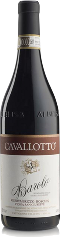 Bottle of Barolo cru Bricco Boschis DOC from Tenuta Vitivinicola Cavallotto