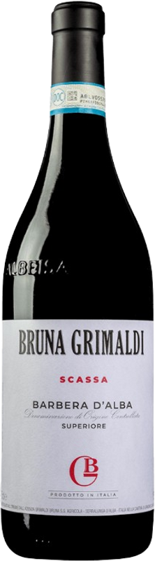 Bottiglia di Barbera d'Alba superiore Scassa DOC di Bruna Grimaldi