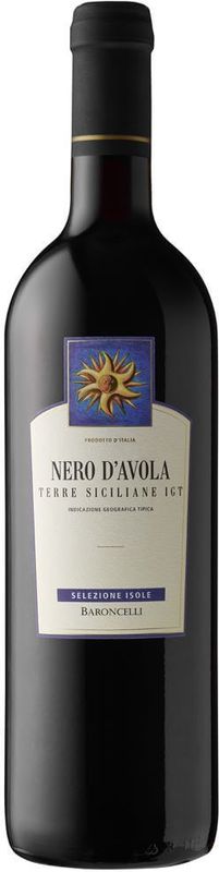 Bottle of Nero d'Avola Terre Siciliane IGT BARONCELLI selezione isole from Baroncelli