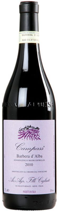 Bouteille de Barbera d'Alba DOC Campass de Cigliuti