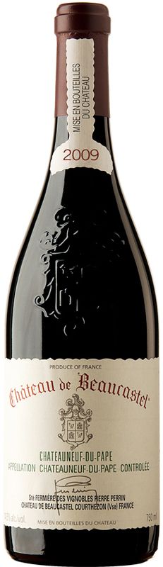 Bouteille de Châteauneuf-du-Pape AC Rouge de Château de Beaucastel