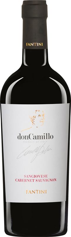 Bottiglia di Don Camillo Sangiovese Cabernet Terre di Chieti IGP di Farnese Vini Ortona