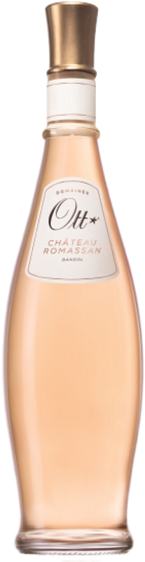 Bottiglia di Château Romassan Rosé Bandol AOC di Domaines Ott