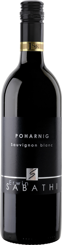 Bottiglia di Sauvignon Blanc Poharnig Erste Lage di Erwin Sabathi