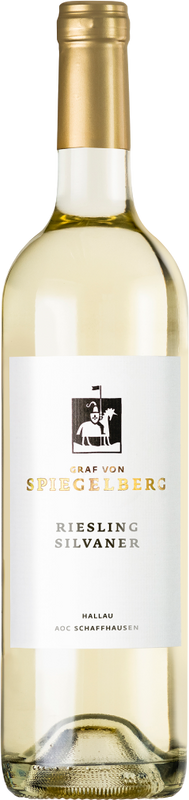 Bottiglia di Graf von Spiegelberg Hallauer Riesling - Silvaner di Rimuss & Strada Wein AG