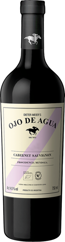 Bottiglia di Ojo de Agua Cabernet Sauvignon di Ojo de Vino/Agua / Dieter Meier