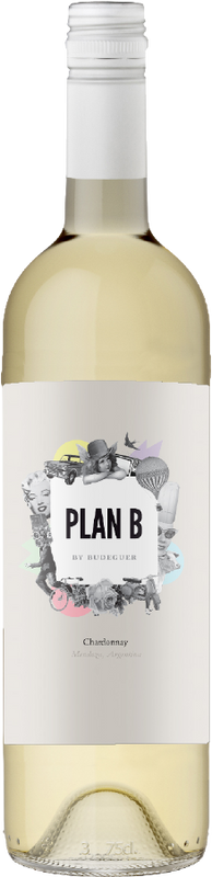 Bottle of Plan B Chardonnay from Bodega Budeguer