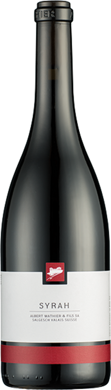 Bottiglia di Syrah du Valais AOC di Albert Mathier & Fils